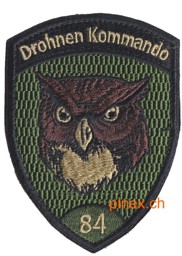 Bild von Drohnen Kommando 84 Badge mit Klett 